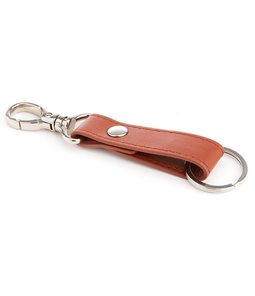 ROYCE New York Leather Contemporary Valet Key Chain