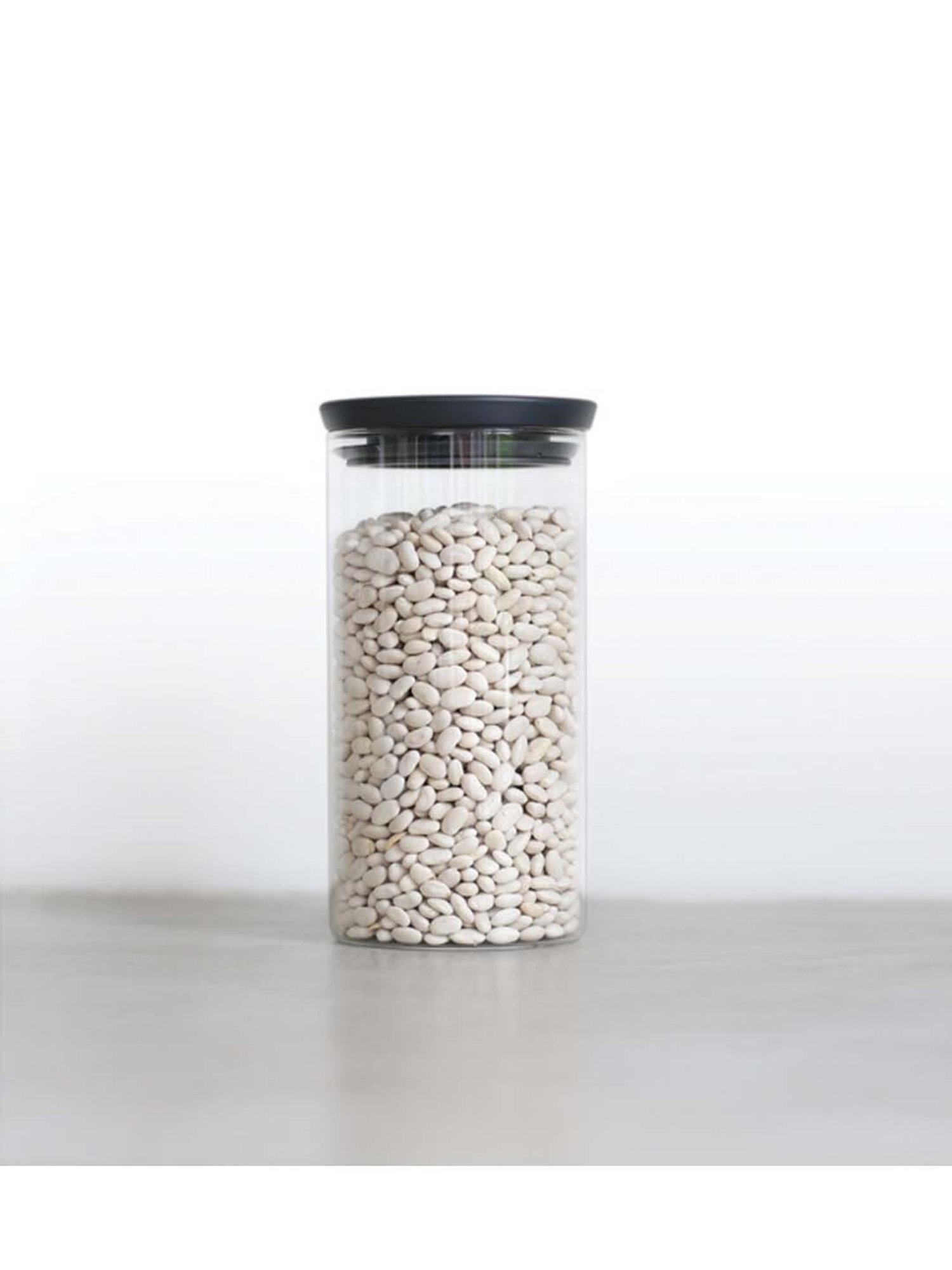 Aristo Silver Stainless Steel Storage Containers with Base Stand - Set of 7