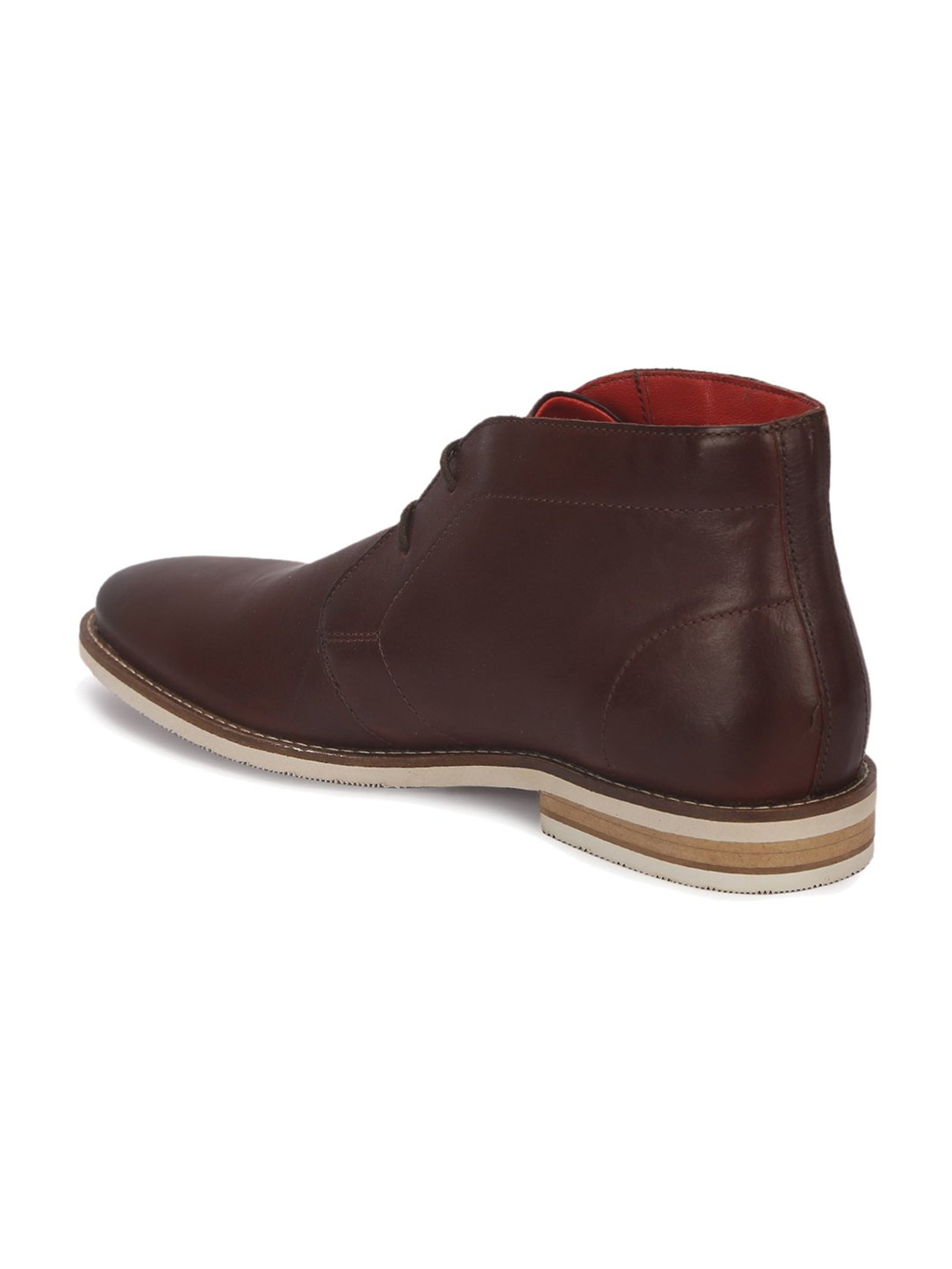 V8 by Ruosh Men's Venice Brown Derby Boots