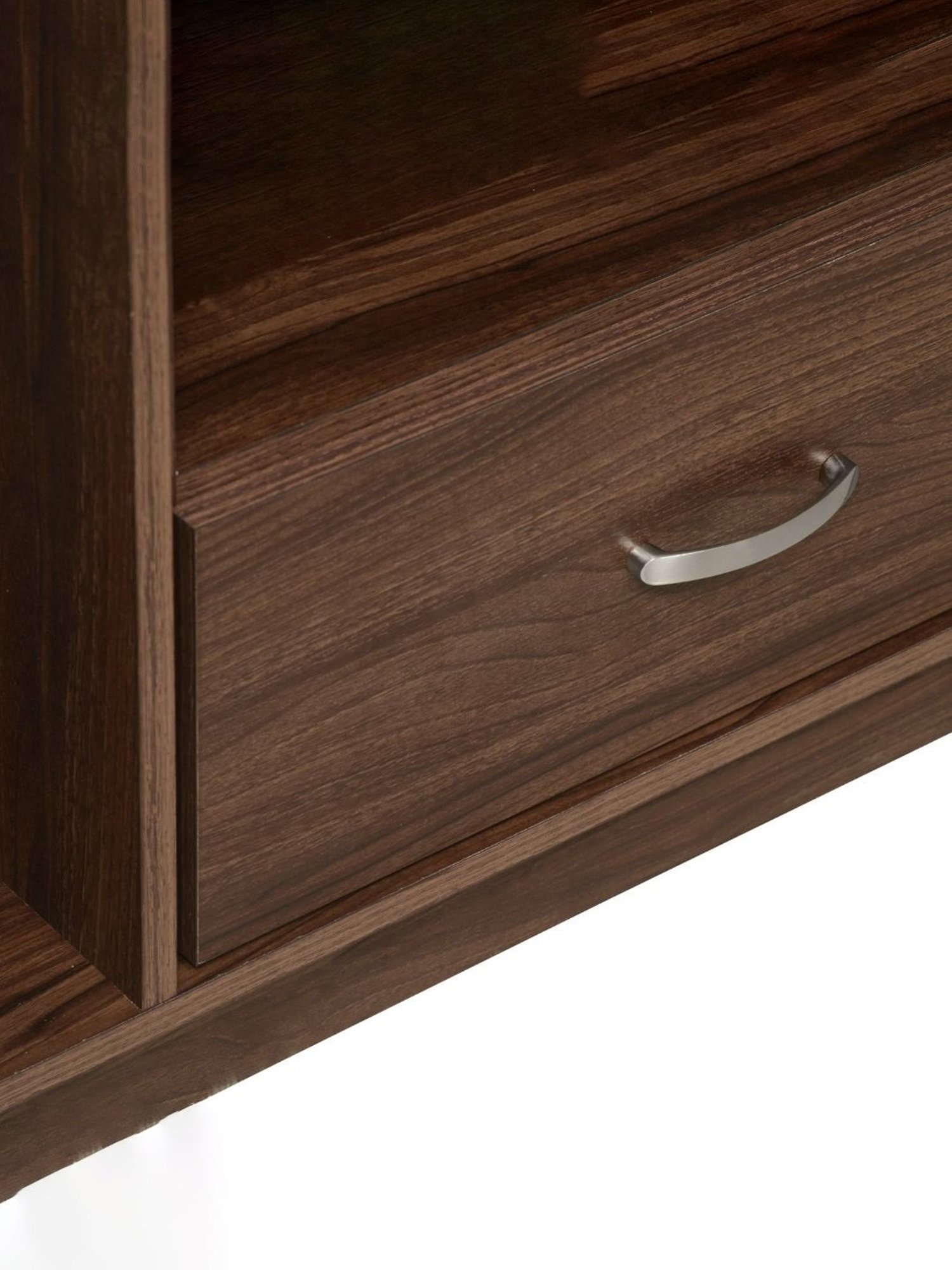 Nilkamal Cora White Engineered Wood TV Entertainment Unit with 2 Shelves