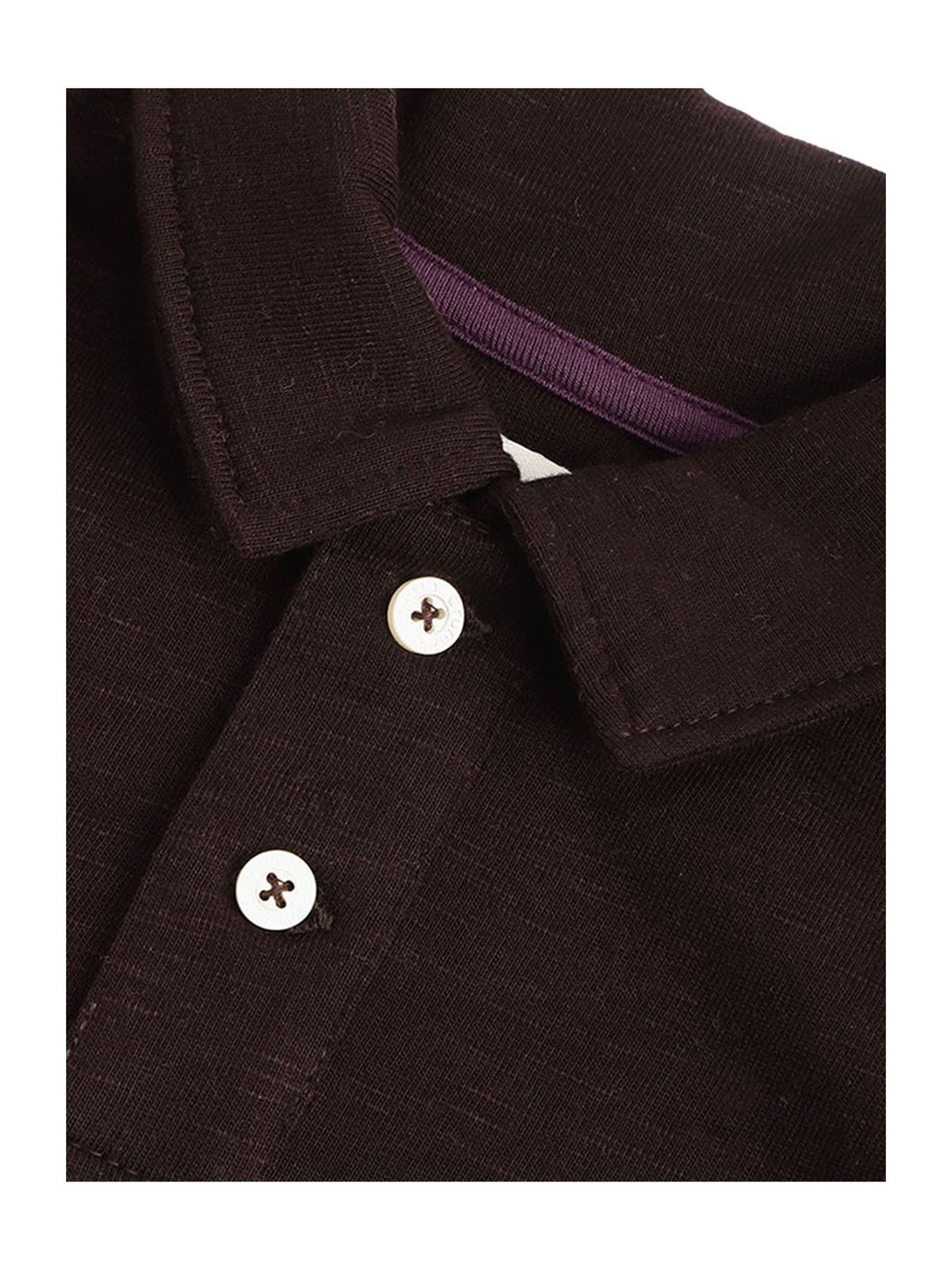 Cherry Crumble by Nitt Hyman Kids Multicolor Color Block Pattern Polo T-Shirt