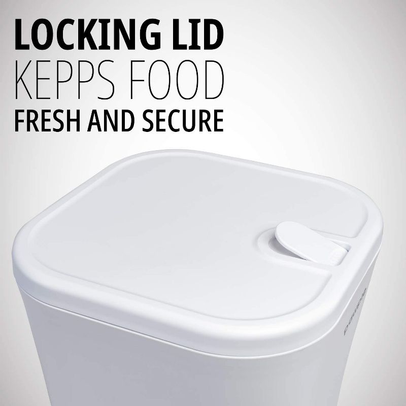 Pawple Automatic Pet Feeder Food Dispenser for Cats, Dogs, Small Animals - Features Distribution Alarms, Portion Control & Voice Recording -Programmable Timer Up to 4 Meals a Day,11L Capacity