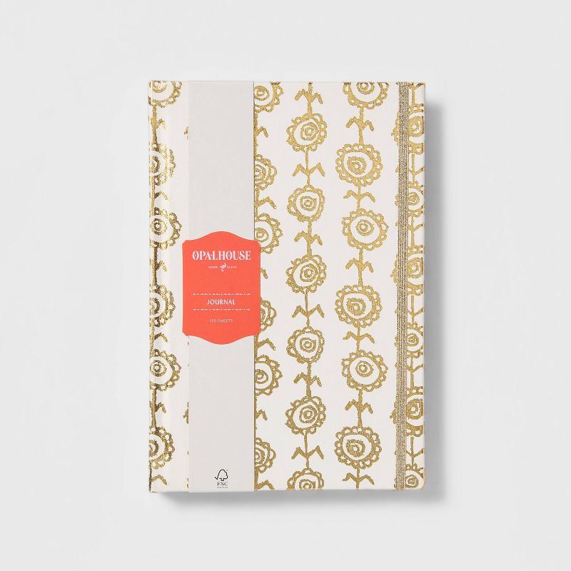 Lined Casebound Journal Gold Hotstamp - Opalhouse™