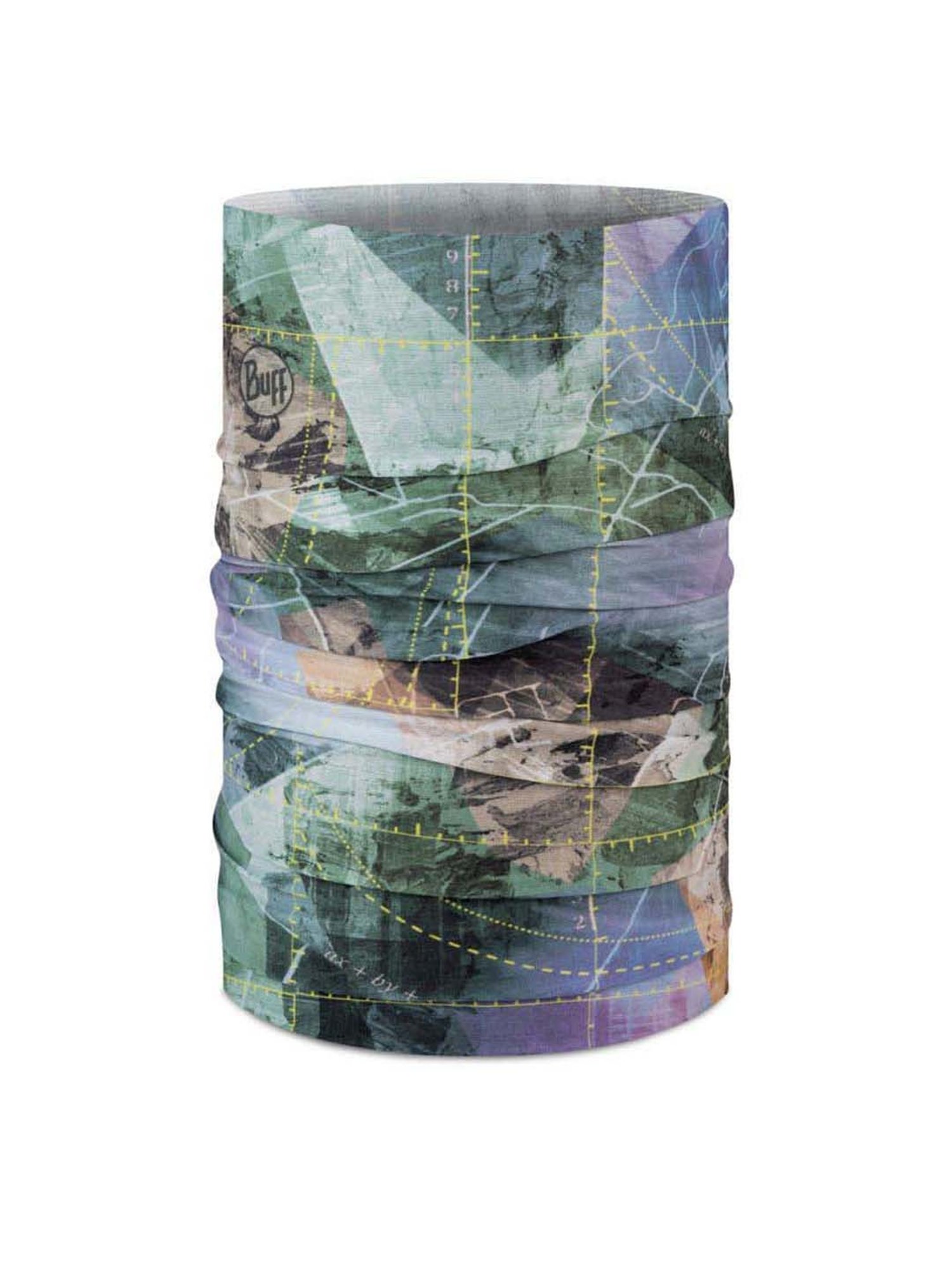 BUFF Coolnet UV Campast Green Printed Bandana