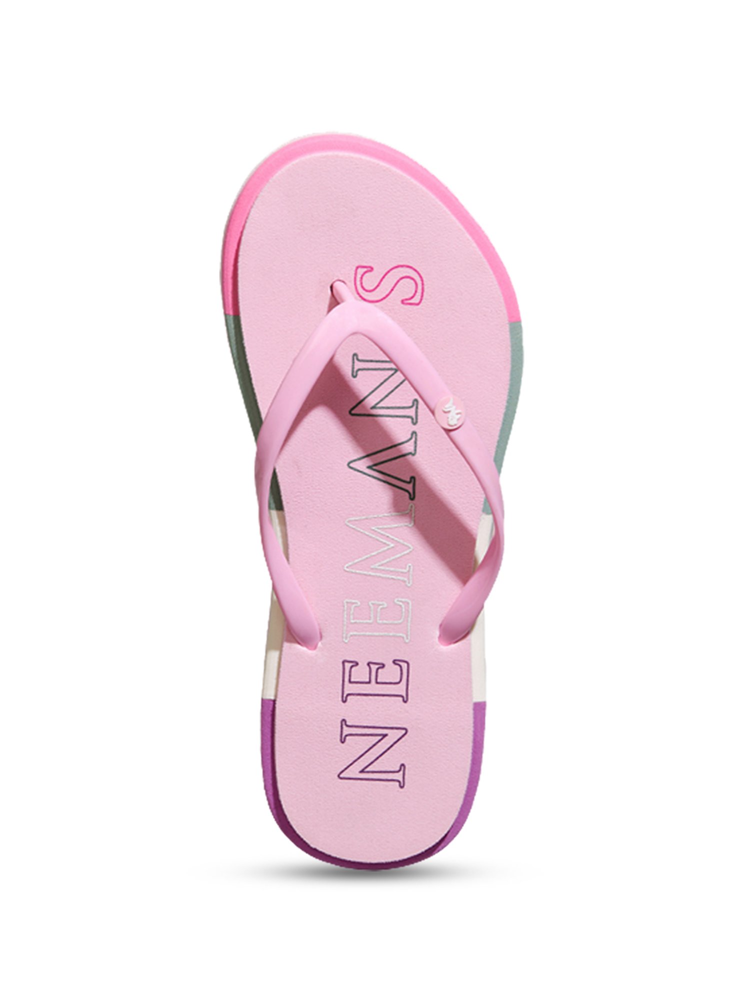 Neemans Women's Light Pink Flip Flops