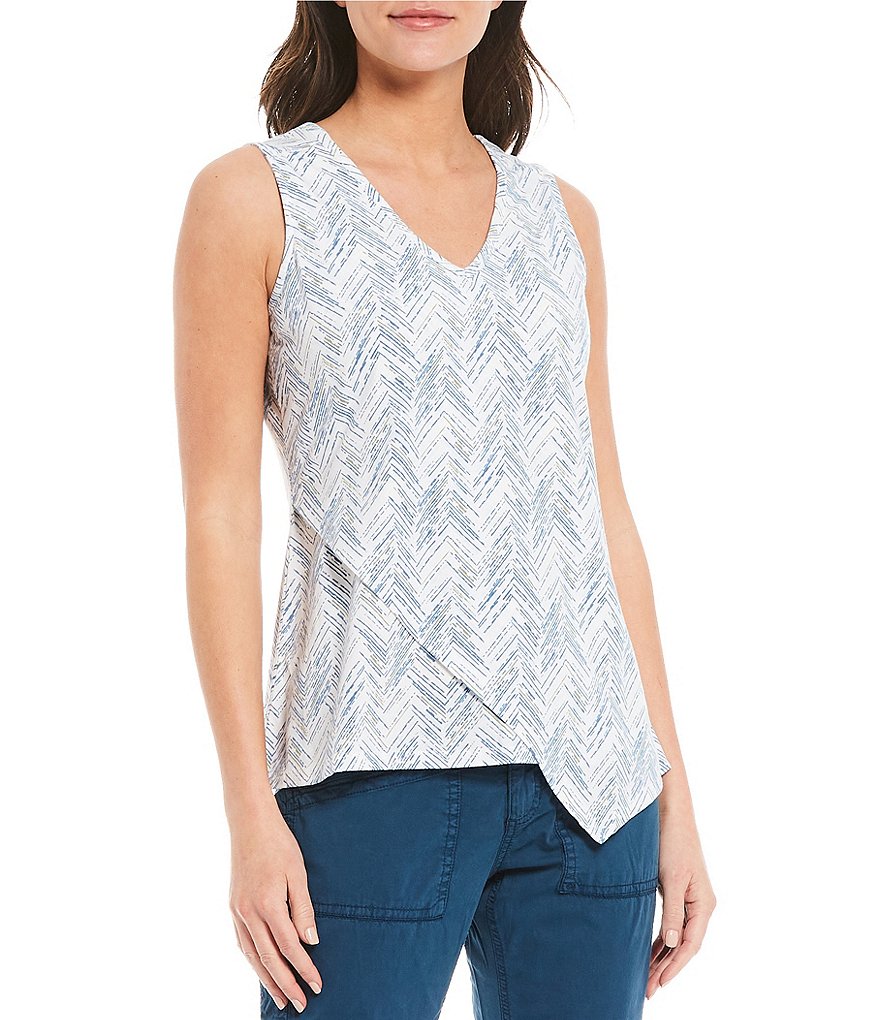 Aventura Alba Organic Cotton Blend Sleeveless V-Neck Tank