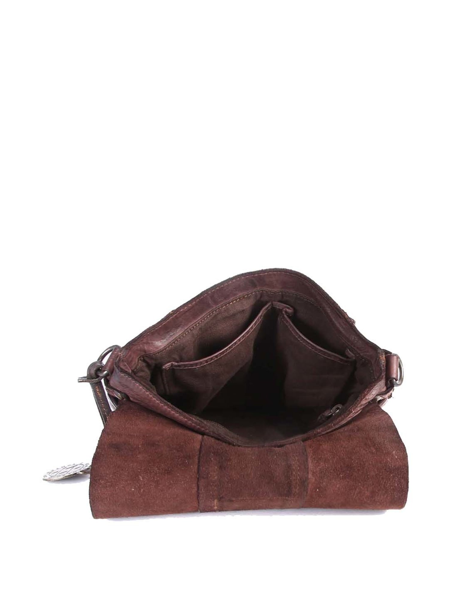 KOMPANERO Brown Solid Cross Body Bag