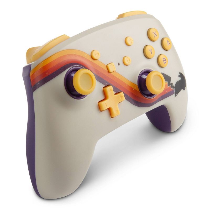 PowerA Enhanced Wireless Controller for Nintendo Switch Pokemon Pikachu Retro - White