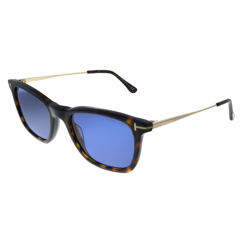 Tom Ford Arnaud-02 TF 625 52V Unisex Square Sunglasses Havana 53mm