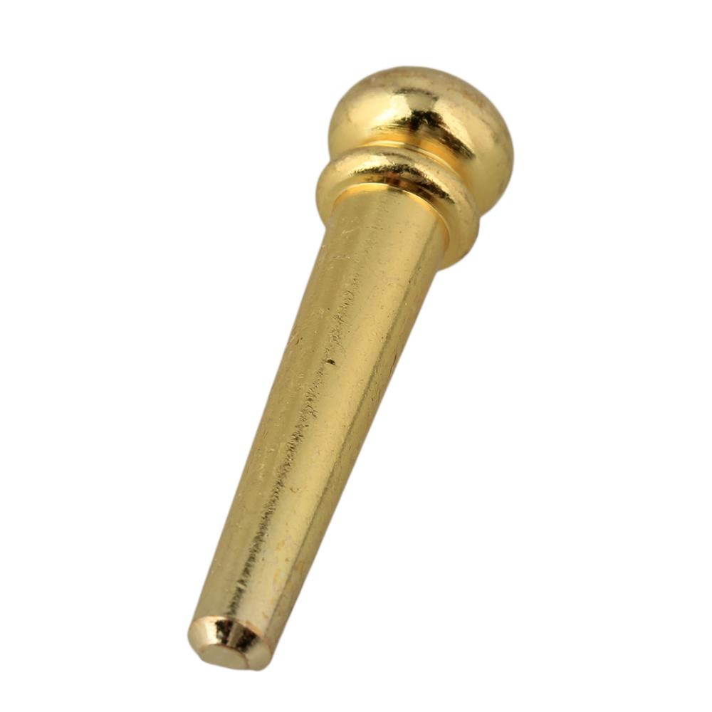 BQLZR 120 Pieces Metal Bridge Pins End Pins Endpin for Acoustic Guitar Golden