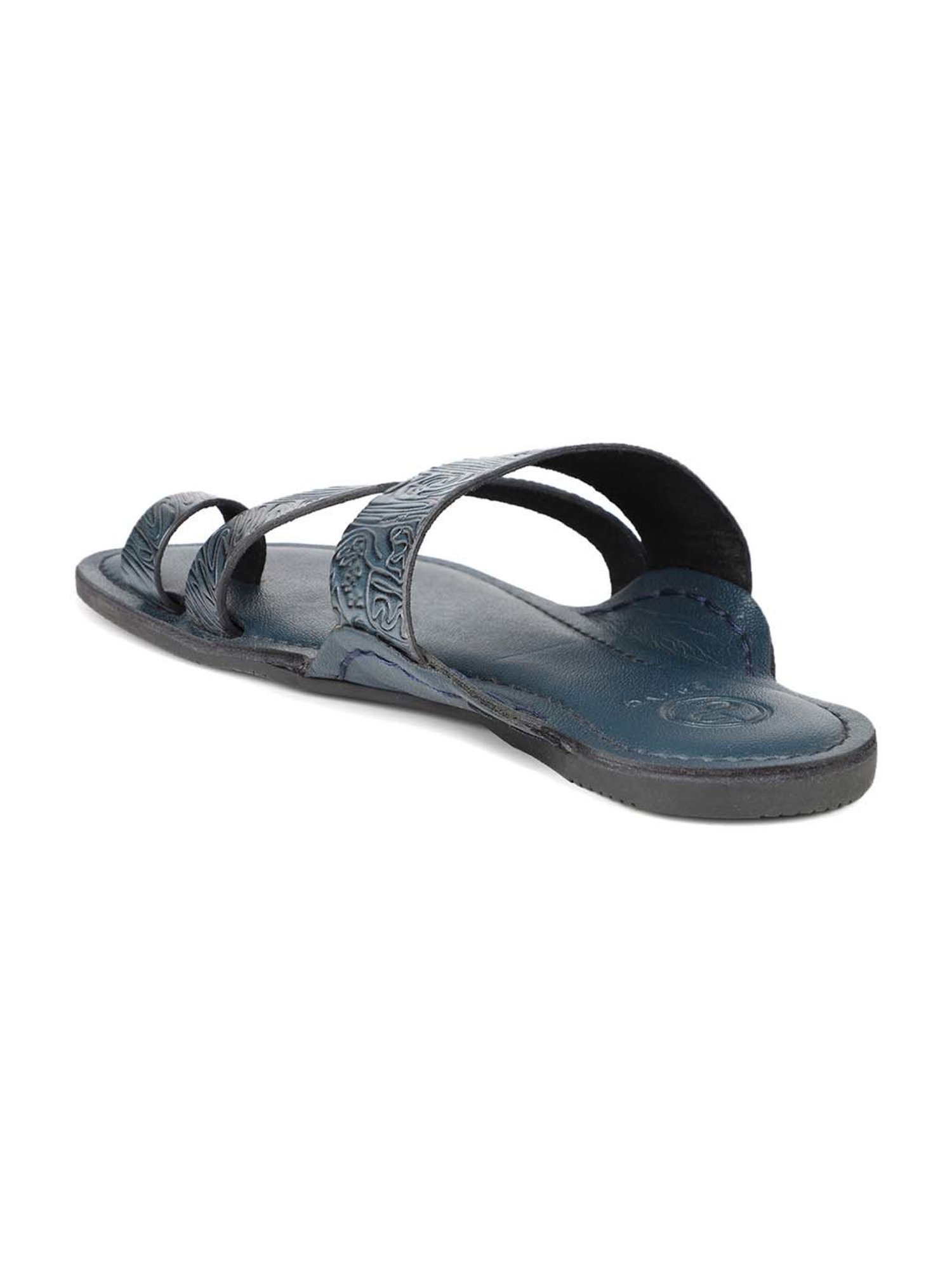 Privo by Inc.5 Men's Blue Toe Ring Sandals