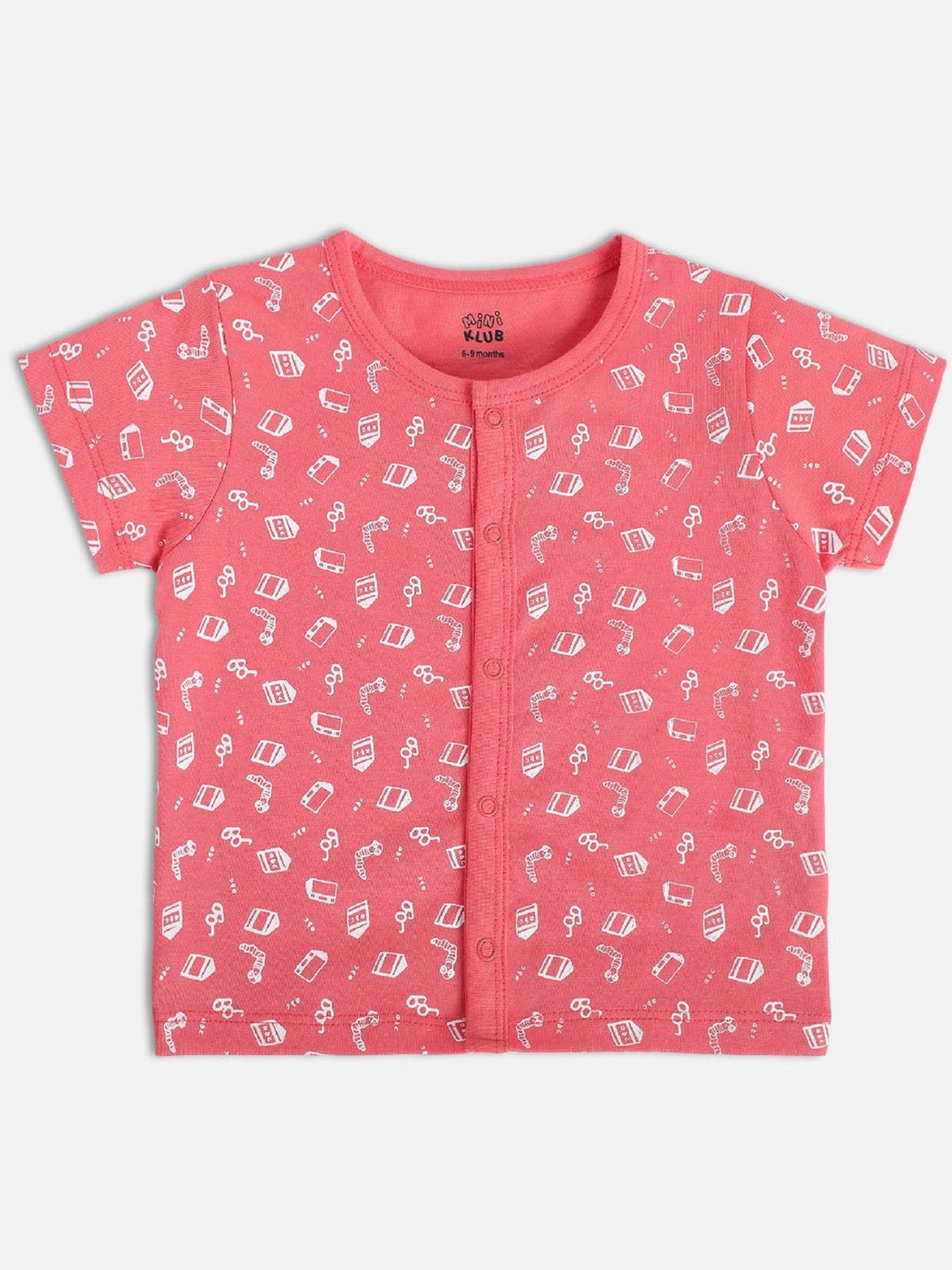 MINIKLUB Kids Multicolor Printed Shirt (Pack Of 3)