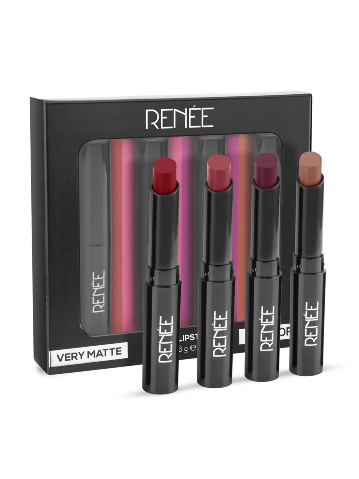 RENEE Very Matte Lipsticks - Set of 4