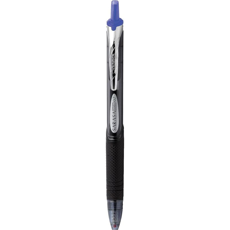 Zebra Sarasa SE Retractable Gel Pen Blue Ink Medium Dozen 46420