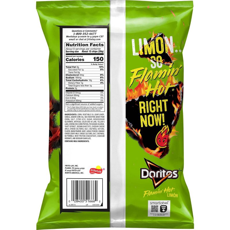 Doritos Flamin Hot Limon - 9.75