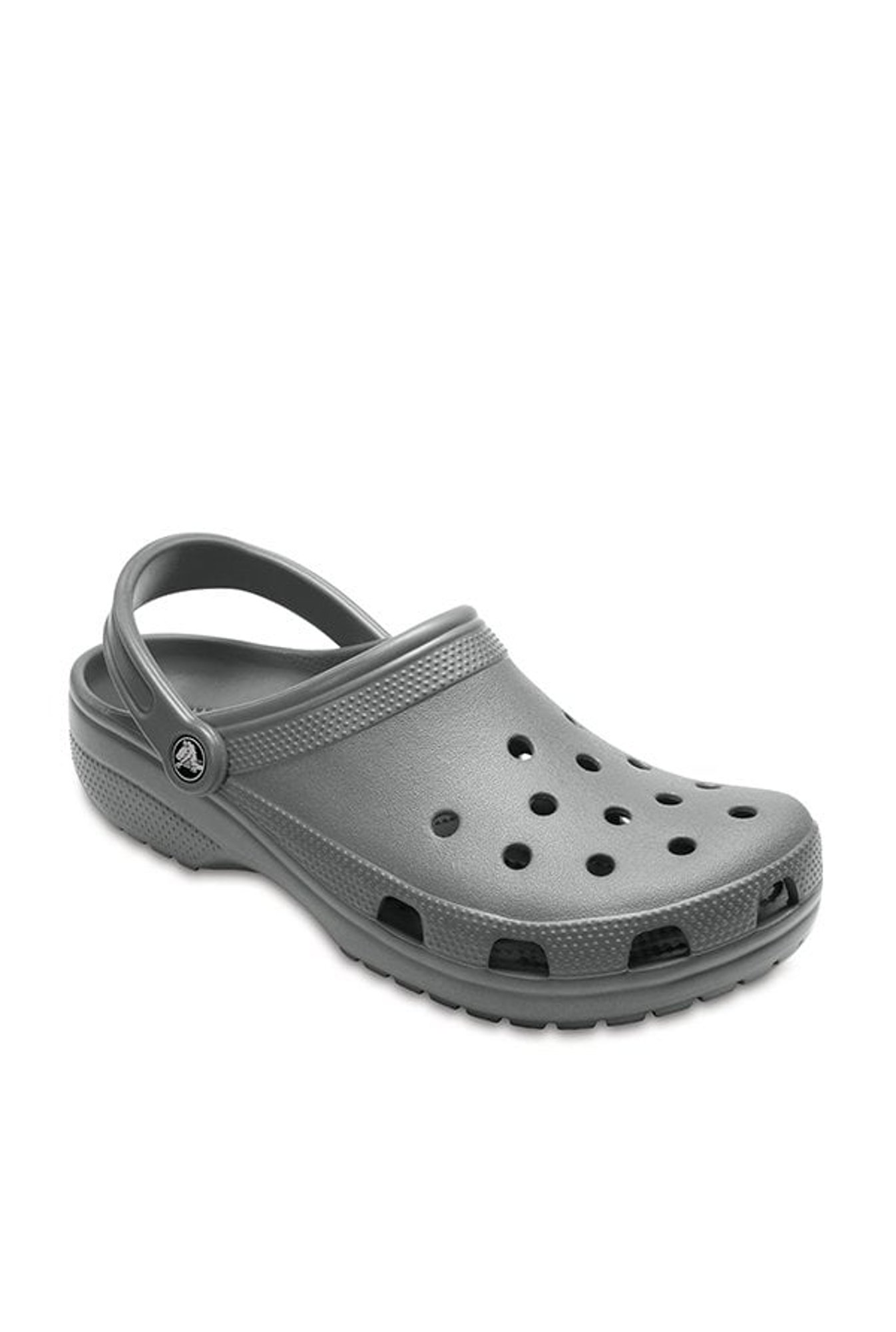 Crocs Unisex Classic Slate Grey Back Strap Clogs