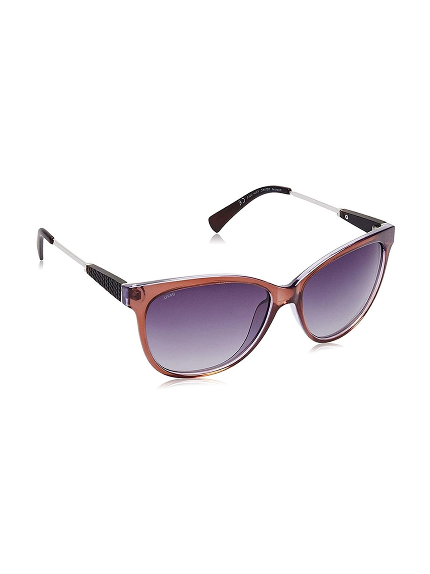 INVU Purple Rectangular UV Protection Sunglasses for Women