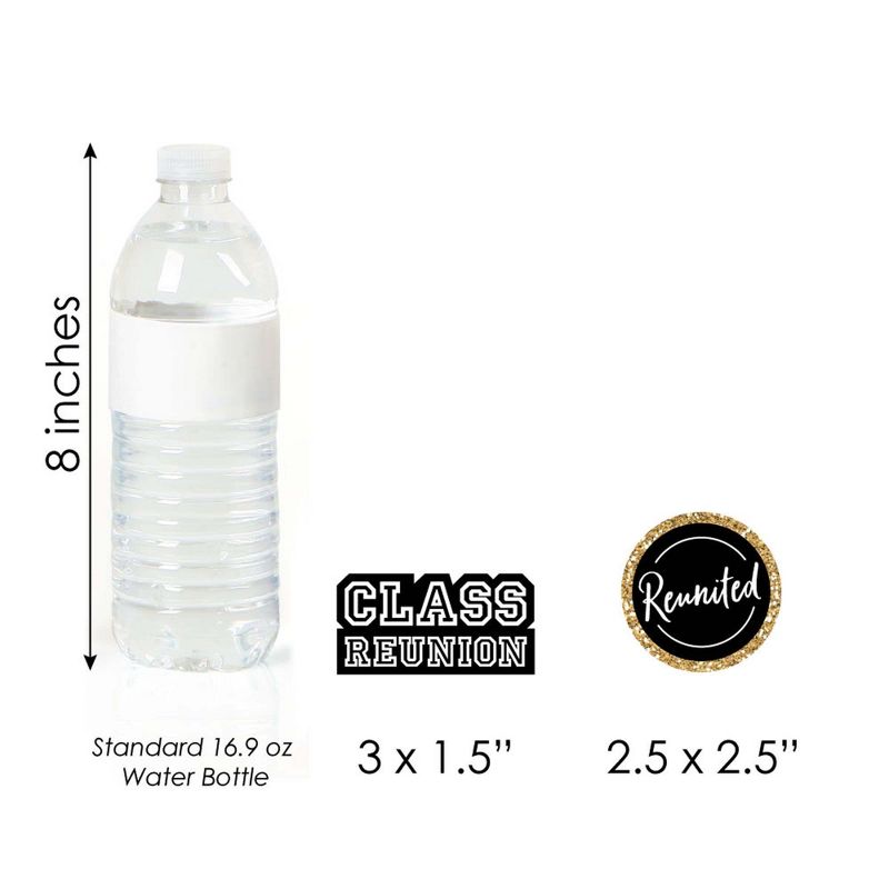 Big Dot of Happiness Reunited - Dessert Cupcake Toppers - School Class Reunion Party Clear Treat Picks - Set of 24