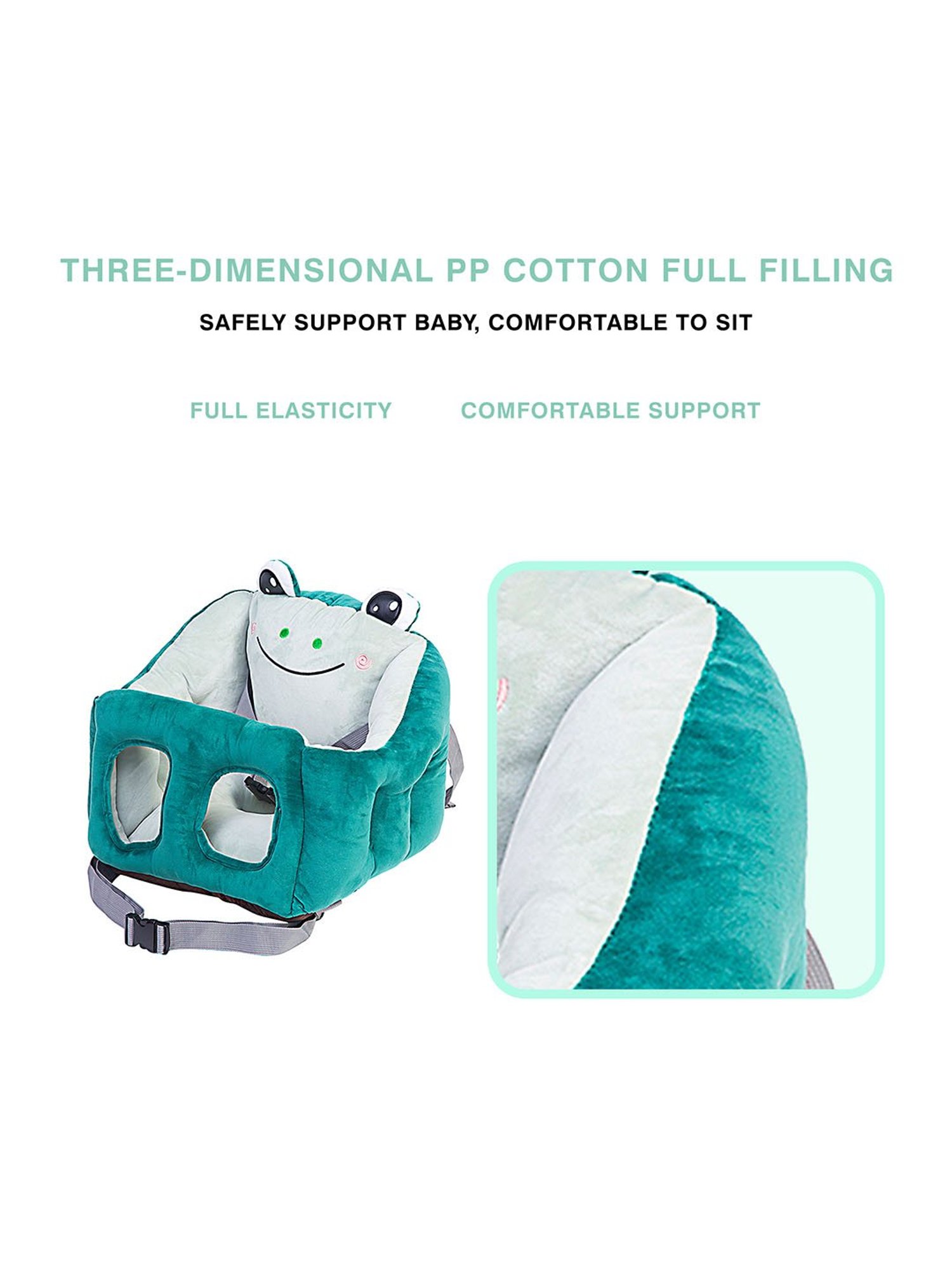 Baby Moo Frog Green Multifunctional Dining Chair