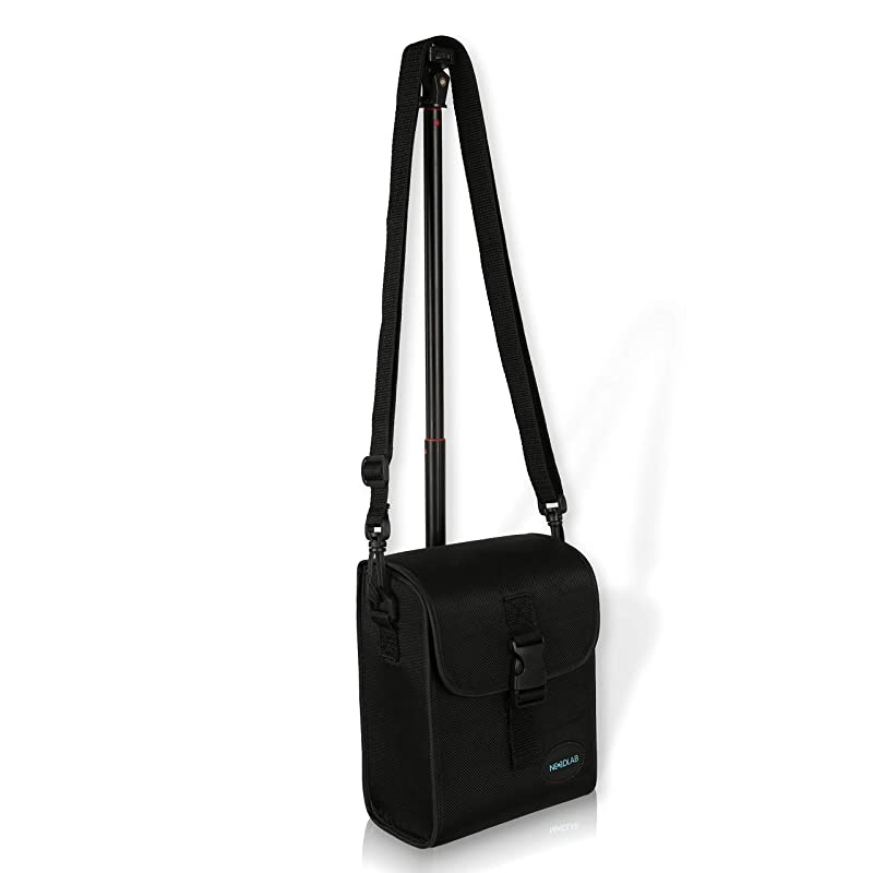 True Fit Universal 50mm Roof Prism Binocular Case | Stylish Convenient Case Comes with Durable Carry Binocular Harness Strap Pocket for Field Guides | Binoculars Case Protection