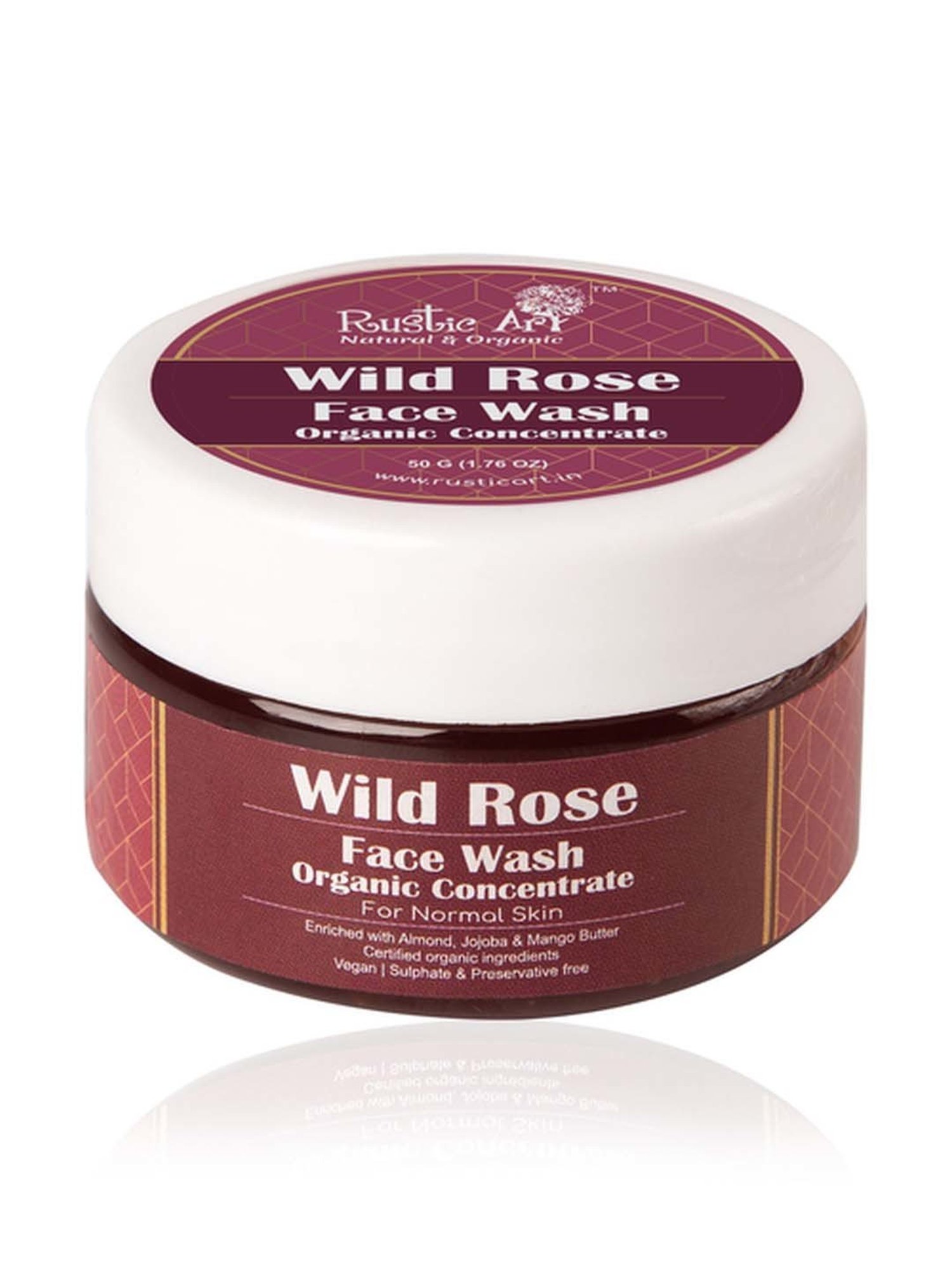 Rustic Art Wild Rose Face Wash Concentrate - 50 gm