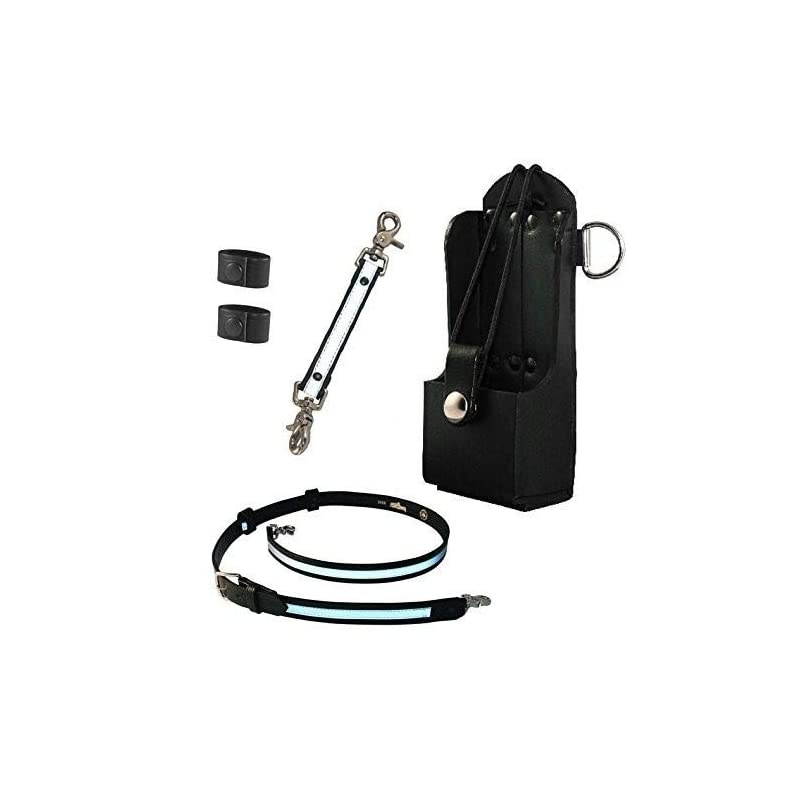 Firefighter Bundle- Anti-Sway Strap for Radio Strap, Radio Strap/Belt, Firefighter's Radio Holder (for Motorola HT750 / HT1250)