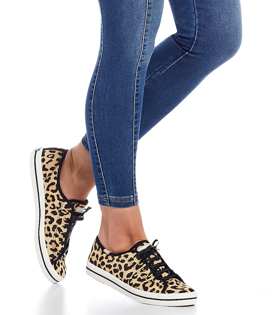Keds Keds x kate spade new york Kickstart Leopard Print Lace-Up Sneakers