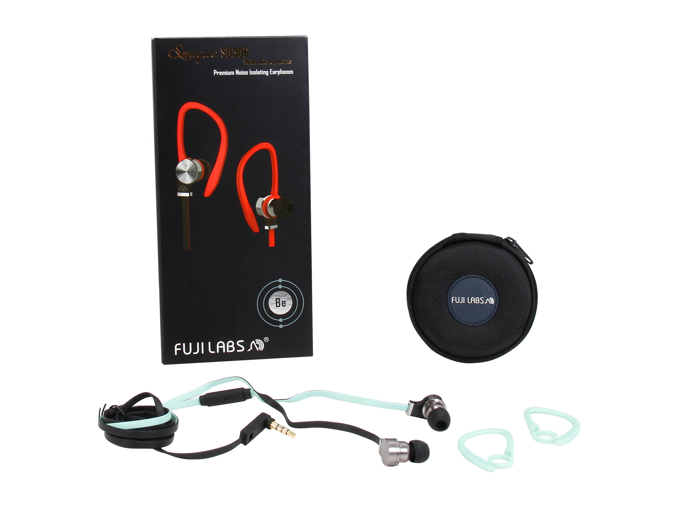 Fuji Labs AUFJ-SQWBS306MG Sonique SQ306 Premium  Beryllium  In-Ear Headphones