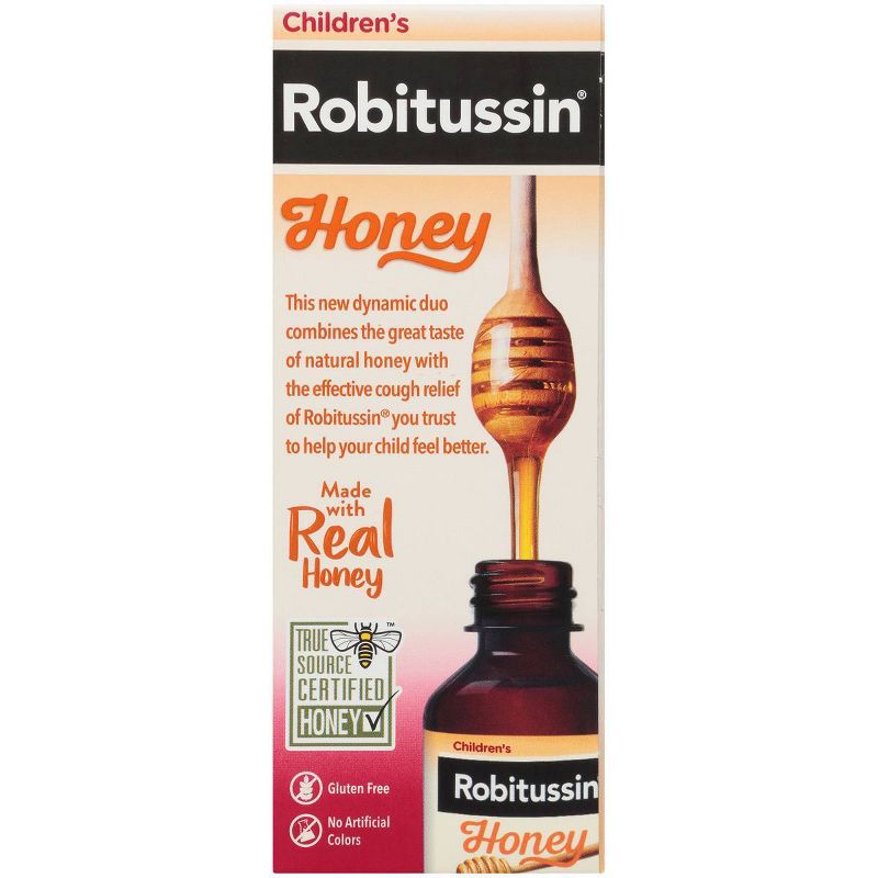 Children's Robitussin Cough & Chest Congestion DM Relief Liquid - Dextromethorphan - Honey - 4 fl oz