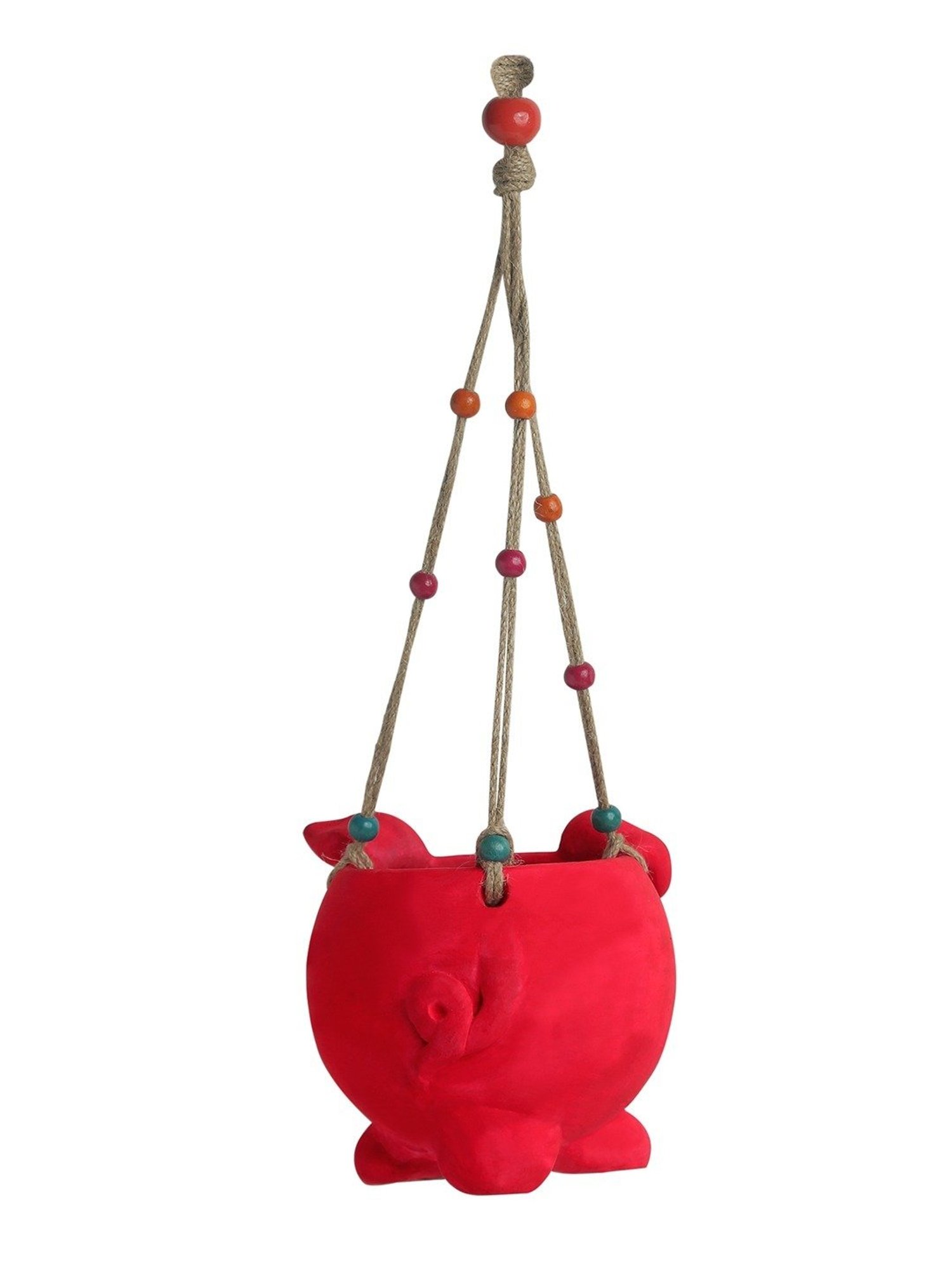 TAYHAA White Ceramic Leaf Shape Vase