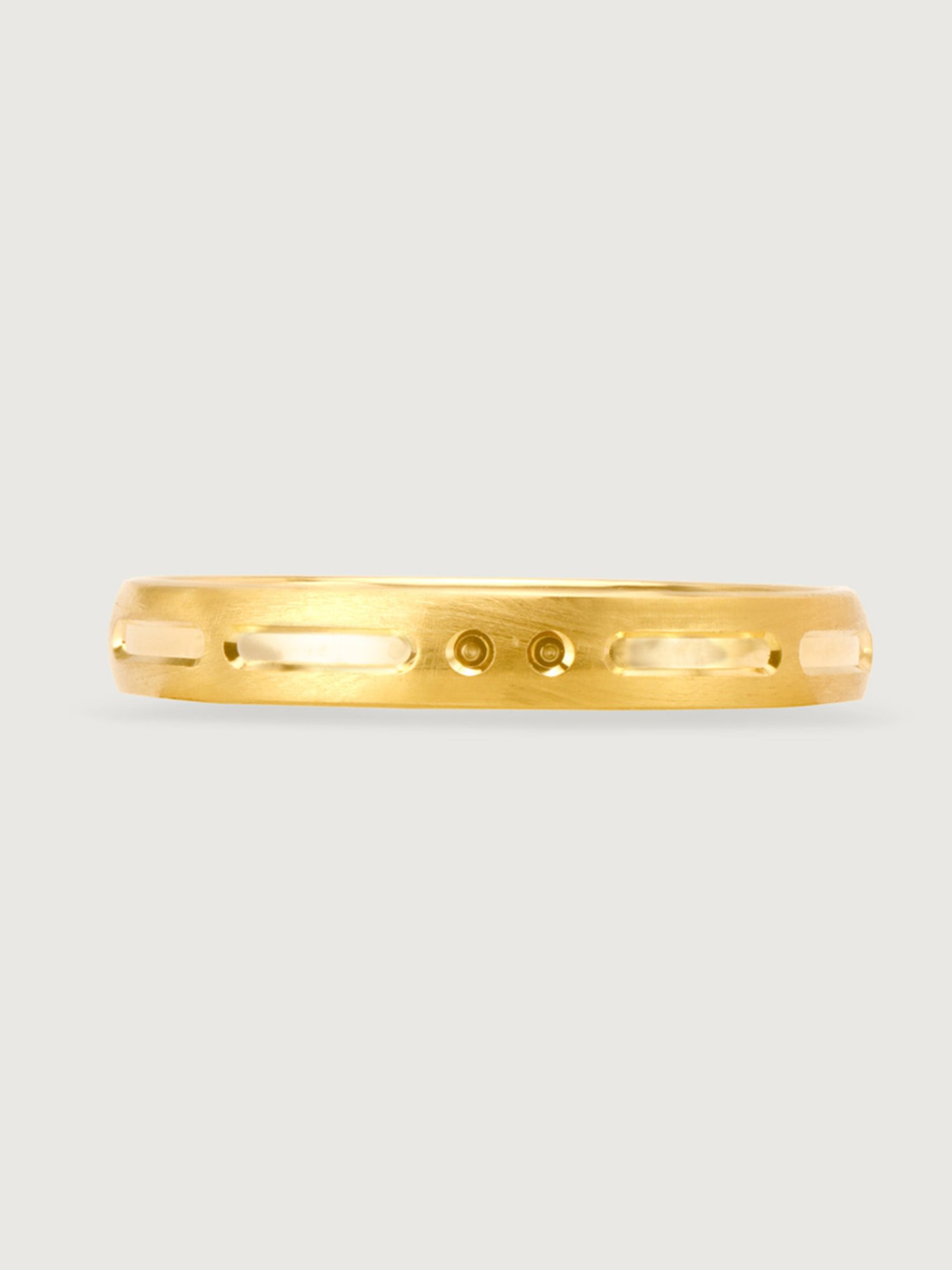 Mia by Tanishq You & I Band 18k Gold Couple Ring (Single Quantity)
