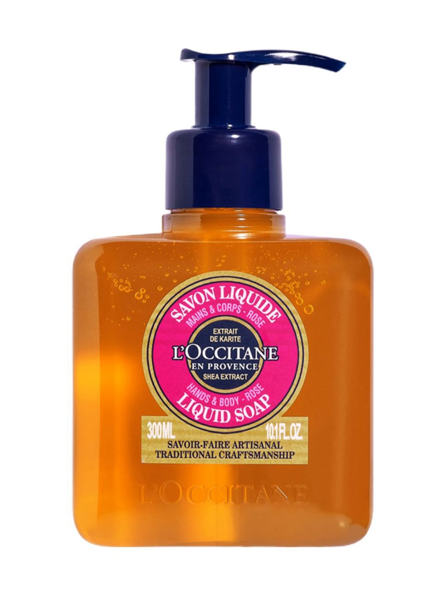 L'Occitane Tan Shea Rose Liquid Hand Wash Soap - 300 ml