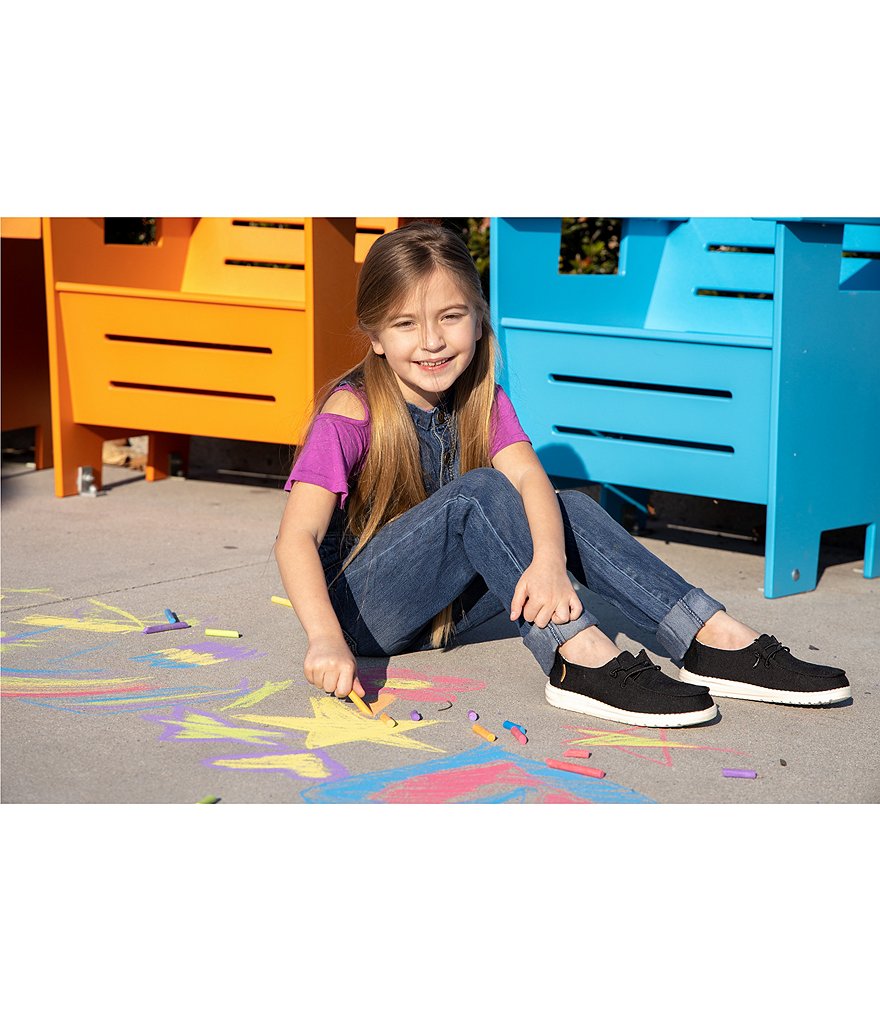 Hey Dude Girls' Wendy Linen Washable Slip-Ons (Youth)