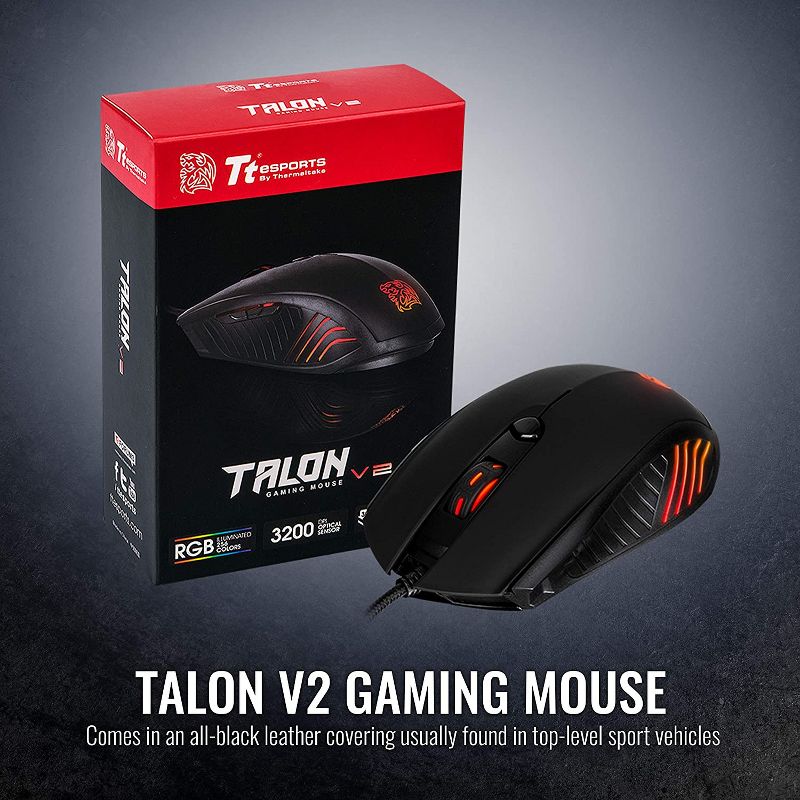 Thermaltake TteSPORTS Talon V2 Optical RGB Gaming Mouse