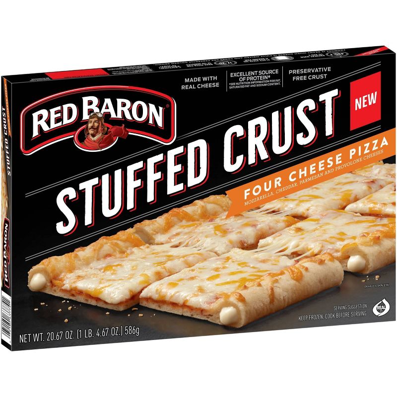 Red Baron Stuffed Crust Four Cheese Frozen Pizza - 20.67oz