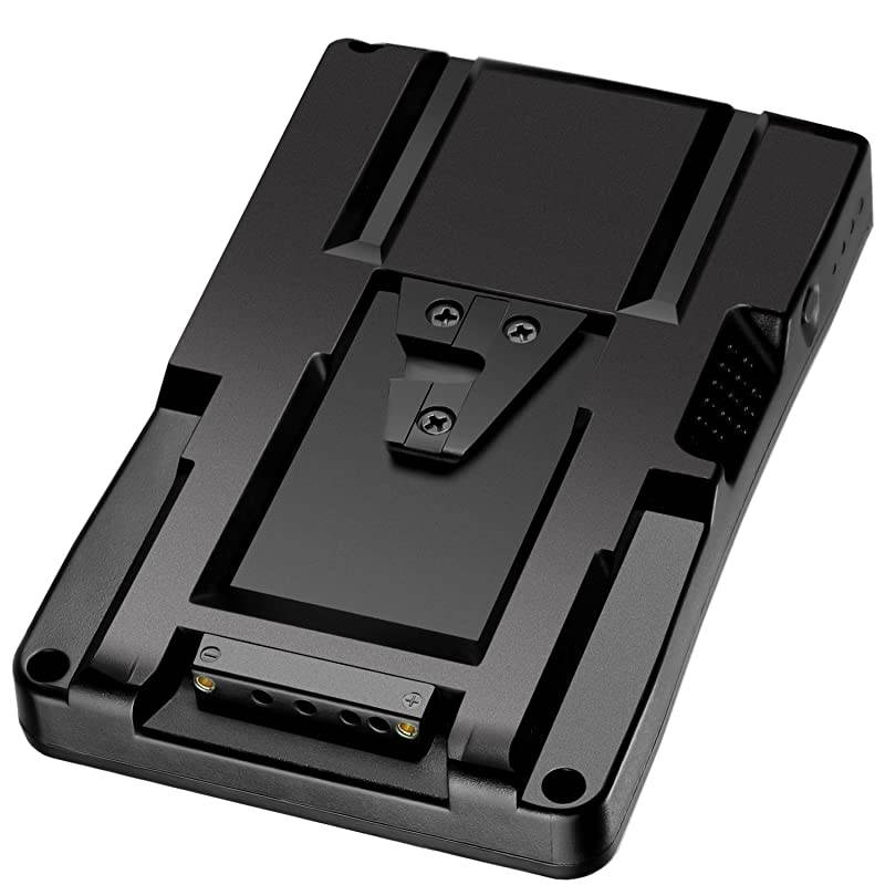 NPF Battery to VMount Battery Converter Adapter for LED Light Field Monitor 5D2 Rigs Alternative Battery Option for Sony VMount Gear Fits for 2Pack Sony NPF970 NPF770NPF570 Battery