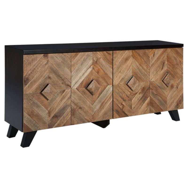 Robin Ridge Accent Cabinet Twotone Brown - Signature Design by Ashley