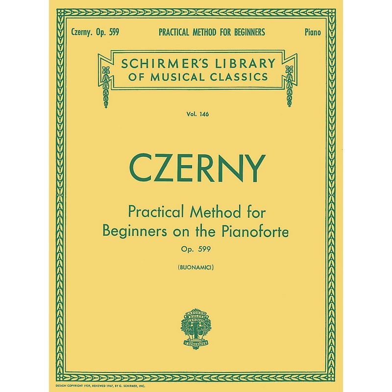 G. Schirmer Practical Method For Beginners Pianoforte Op. 599
