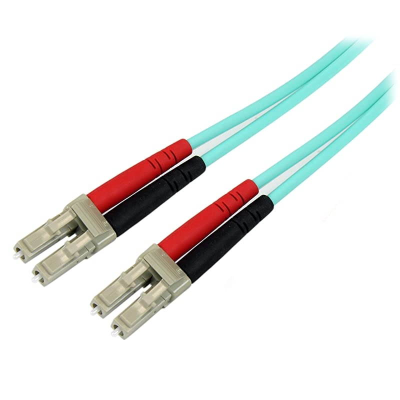 com 10m Fiber Optic Cable 10 Gb Aqua Multimode Duplex 50125 LSZH LCLC OM3 LC to LC Fiber Patch Cable A50FBLCLC10