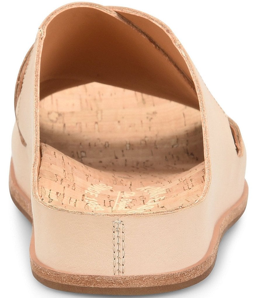 Kork-Ease Tutsi Cross Band Leather Slide Sandals