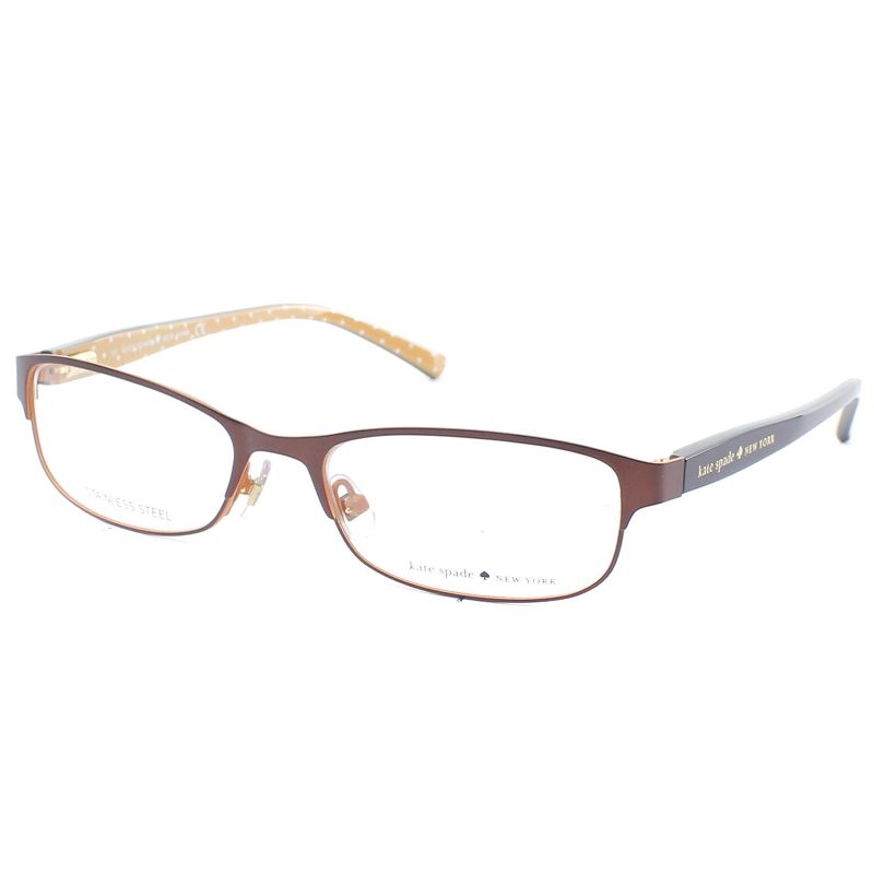 Kate Spade  JUV Womens Rectangle Eyeglasses Brown 52mm