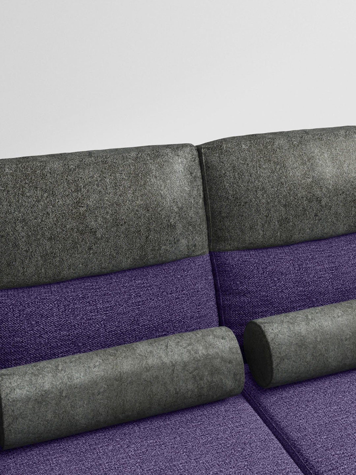 Godrej Interio Highrolla Purple Pinewood 2 Seater Sofa