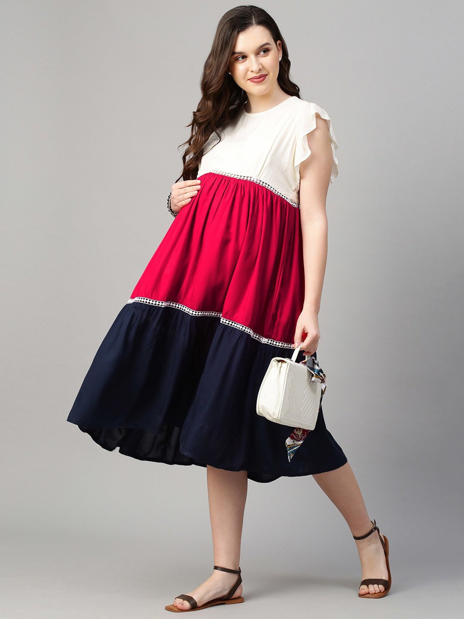 MomToBe Multicolor Maternity Dress