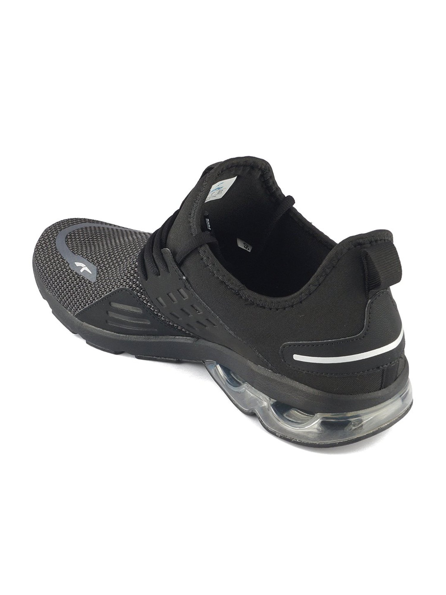 Furo by Red Chief Men's Black Running Shoes