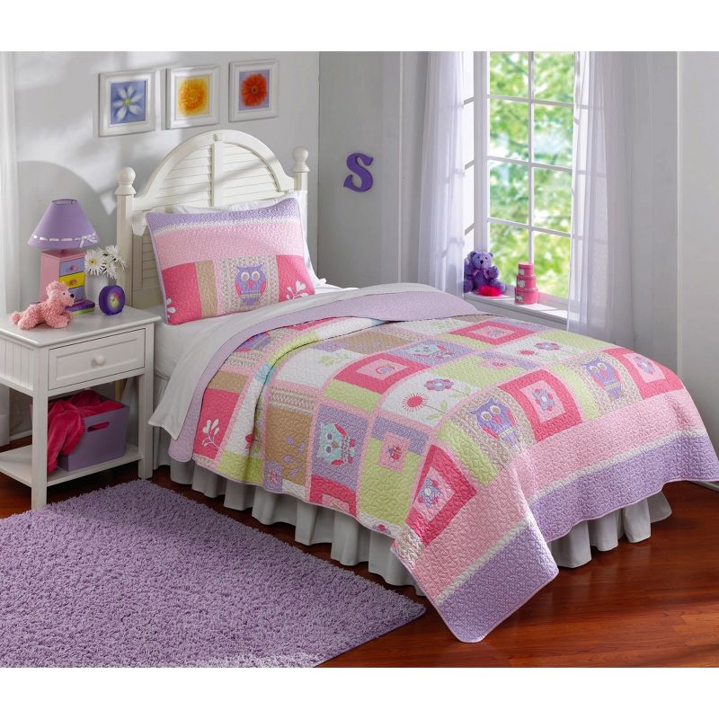 Twin Happy Owls Comforter Set - My World