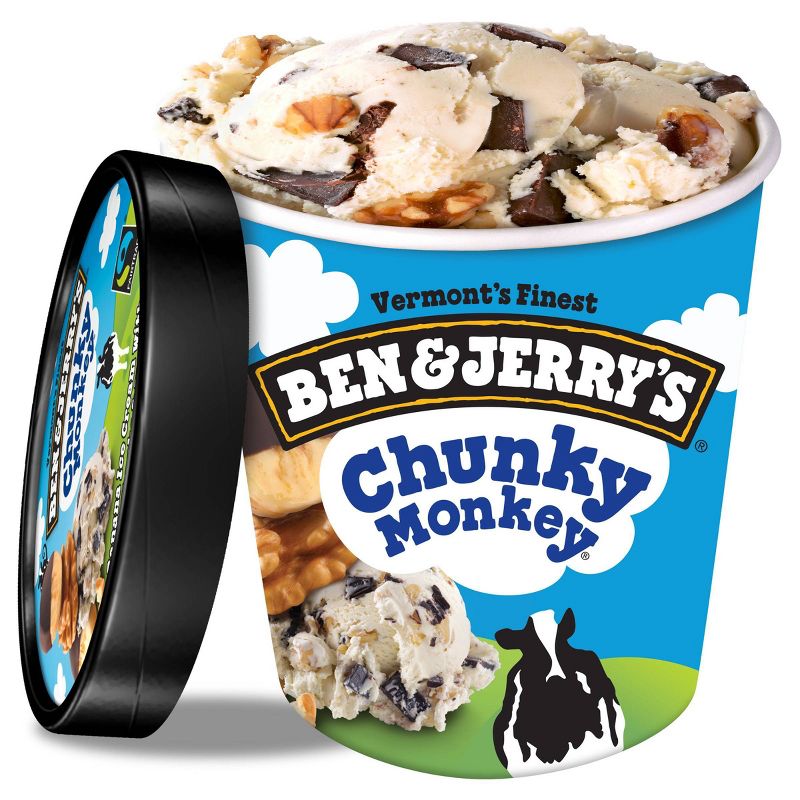Ben & Jerry's Chunky Monkey Ice Cream - 16oz