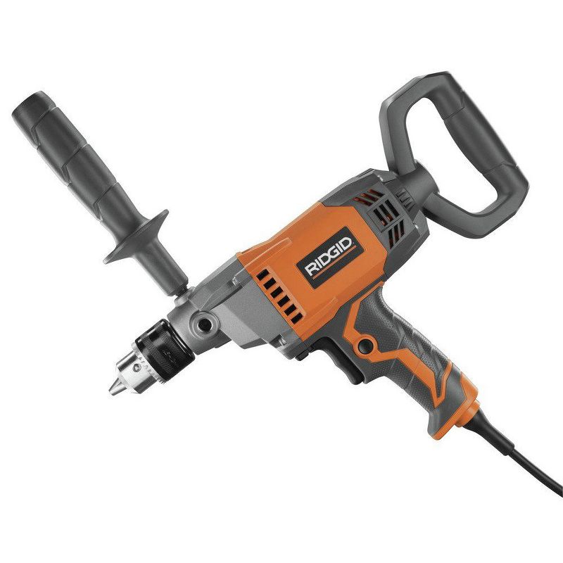 Ridgid ZRR7122 9 Amp 0 - 500 RPM 1/2 in. Corded Mud Mixing Drill with Spade Handle