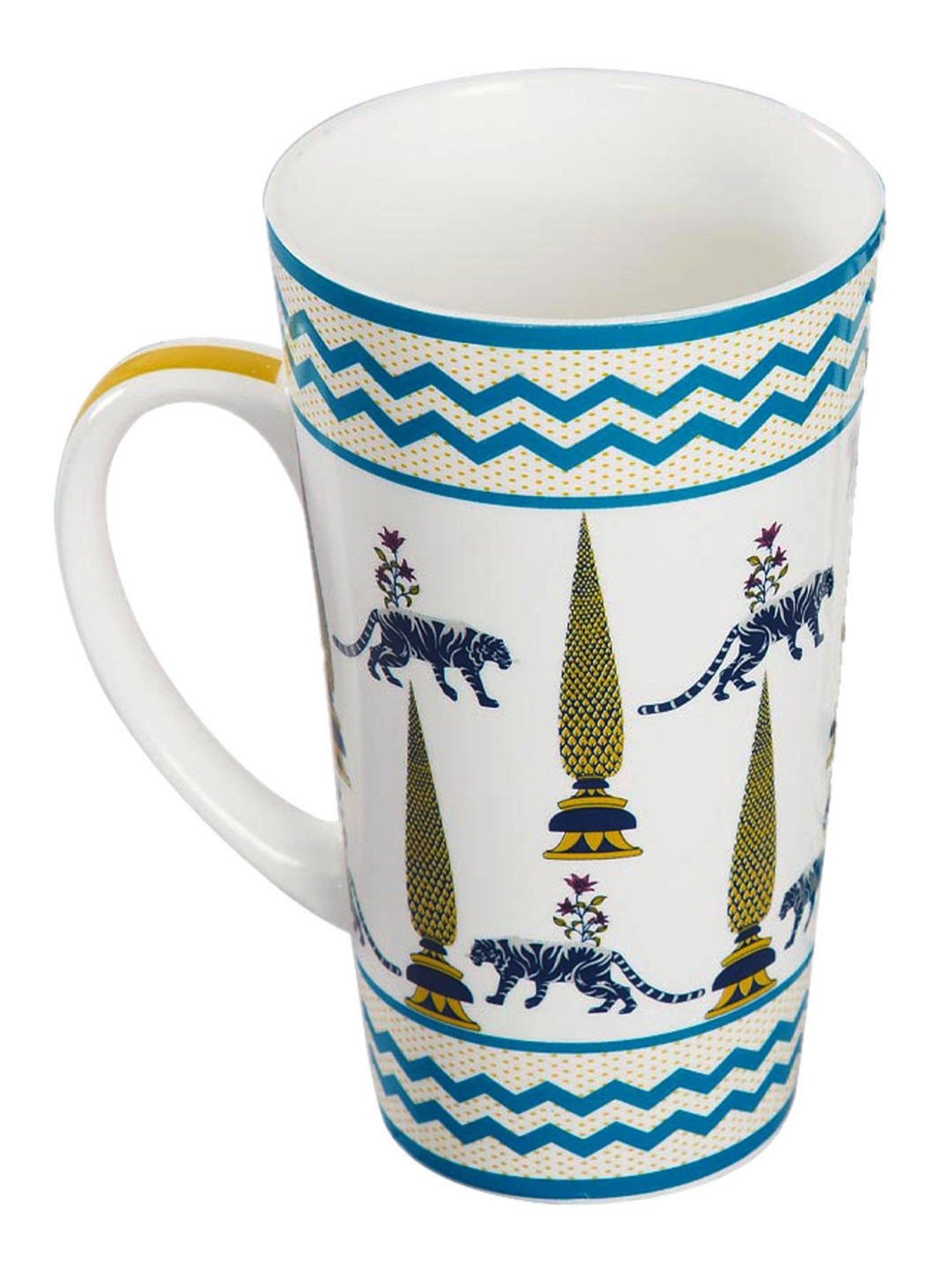 India Circus Set of 2 Big Tumblers - 530 ml each made of Fine Ceramic