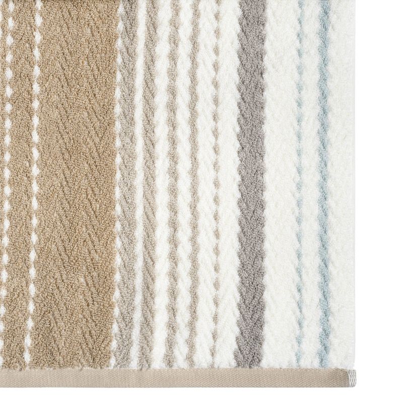 6pc Addison Bath Towel Set Brown/Blue - CARO HOME