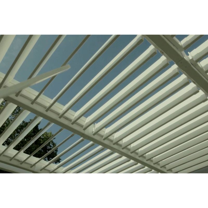 10' x 10' Avalon Louvered Pergola - Vita